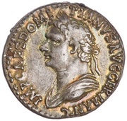 Denarius - Domitian P M TR POT III IMP V COS X P P; Minerva obverse image