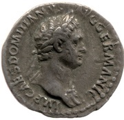 Denarius - Domitian P M TR POT III IMP V COS X P P obverse image