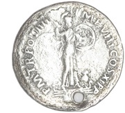 Denarius - Domitian P M TR POT IIII IMP VIII COS XI P P; Minerva, Rome, 85 reverse image