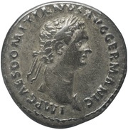 Denarius - Domitian P M TR POT IIII IMP VIII COS XI P P; Minerva obverse image