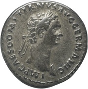 Denarius - Domitian P M TR POT IIII IMP VIII COS XI P P; Minerva obverse image