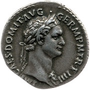 Denarius - Domitian IMP VIIII COS XI CENSORIA POTESTAT P P; Minerva obverse image