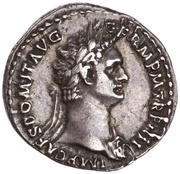 Denarius - Domitian IMP VIIII COS XI CENSORIA POTESTAT P P; Minerva obverse image