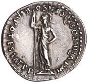 Denarius - Domitian IMP VIIII COS XI CENSORIA POTESTAT P P; Minerva, Rome, 85 reverse image