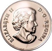 25 Cents - Elizabeth II Wedding obverse image