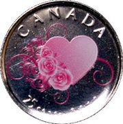 25 Cents - Elizabeth II Wedding reverse image