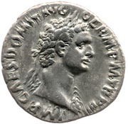 Denarius - Domitian IMP VIIII COS XI CENS POTES P P; Minerva obverse image