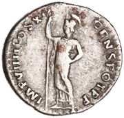 Denarius - Domitian IMP VIIII COS XI CENS POT P P; Minerva, Rome, 85 reverse image