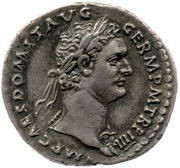 Denarius - Domitian IMP VIIII COS XI CENS POT P P; Minerva obverse image
