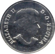 25 Cents - Elizabeth II Thank You obverse image