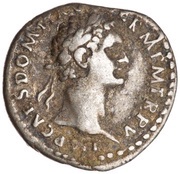Denarius - Domitian IMP XI COS XII CENS P P P; Minerva obverse image
