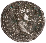 Denarius - Domitian IMP XI COS XII CENS P P P; Minerva obverse image