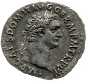 Denarius - Domitian IMP XII COS XII CENS P P P; Minerva obverse image