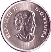 25 Cents - Elizabeth II Goldfinch obverse image