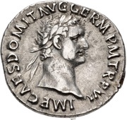 Denarius - Domitian IMP XII COS XII CENS P P P; Minerva obverse image