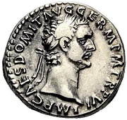 Denarius - Domitian IMP XIII COS XII CENS P P P; Minerva obverse image
