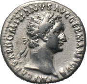 Denarius - Domitian COS XIIII; Minerva obverse image