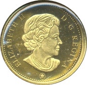 25 Cents - Elizabeth II Caribou obverse image