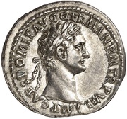Denarius - Domitian IMP XIIII COS XIIII CENS P P P; Minerva obverse image