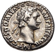 Denarius - Domitian IMP XIIII COS XIIII CENS P P P; Minerva obverse image