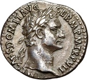 Denarius - Domitian IMP XV COS XIIII CENS P P P; Minerva obverse image