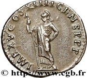 Denarius - Domitian IMP XV COS XIIII CENS P P P; Minerva, Rome, 88 reverse image