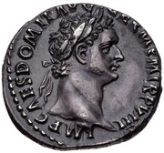 Denarius - Domitian IMP XVIII COS XIIII CENS P P P; Minerva obverse image