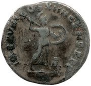 Denarius - Domitian IMP XVIII COS XIIII CENS P P P; Minerva, Rome, 88-89 reverse image
