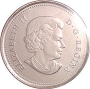 25 Cents - Elizabeth II Peregrine Falcon obverse image