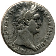 Denarius - Domitian IMP XIX COS XIIII CENS P P P; Minerva obverse image