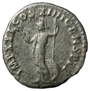Denarius - Domitian IMP XXI COS XIIII CENS P P P; Minerva, Rome, 89 reverse image