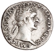 Denarius - Domitian IMP XXI COS XV CENS P P P; Minerva obverse image
