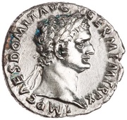 Denarius - Domitian IMP XXI COS XV CENS P P P; Minerva obverse image