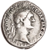 Denarius - Domitian IMP XXI COS XV CENS P P P; Minerva obverse image