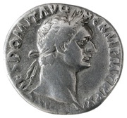 Denarius - Domitian IMP XXI COS XVI CENS P P P; Minerva obverse image