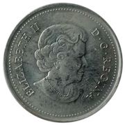 25 Cents - Elizabeth II Ô Canada obverse image