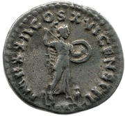 Denarius - Domitian IMP XXII COS XVI CENS P P P; Minerva, Rome, 94 reverse image