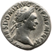Denarius - Domitian IMP XXII COS XVII CENS P P P obverse image