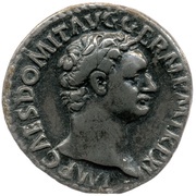 Denarius - Domitian IMP XXII COS XVII CENS P P P obverse image