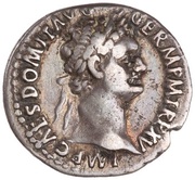 Denarius - Domitian IMP XXII COS XVII CENS P P P; Maia obverse image