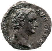 Denarius - Domitian IMP CAES; Cybele obverse image