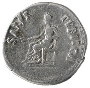 Denarius - Nerva SALVS PVBLICA; Salus, Rome, 96 reverse image
