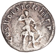 Denarius - Nerva COS II DESIGN III P P; Diana, Rome, 96 reverse image