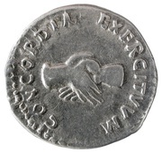 Denarius - Nerva CONCORDIA EXERCITVVM, Rome, 97 reverse image