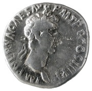 Denarius - Nerva FORTVNA AVGVST; Fortuna obverse image