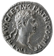 Denarius - Nerva IVSTITIA AVGVST; Justitia obverse image