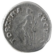 Denarius - Nerva FORTVNA AVGVST; Fortuna, Rome, 97 reverse image