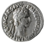 Denarius - Nerva LIBERTAS PVBLICA; Libertas obverse image