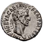 Denarius - Nerva IMP II COS IIII P P; Libertas obverse image