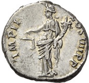 Denarius - Nerva IMP II COS IIII P P; Aequitas, Rome, 98 reverse image